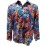 Men's Stylish Long Sleeve Button Up Shirt - Novelty Pattern for Spring, Fall, Festival, Carnival, Holiday