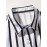 Men's Stylish Stripe Print Short Sleeve Shirt - Casual and Breathable Summer Button Up