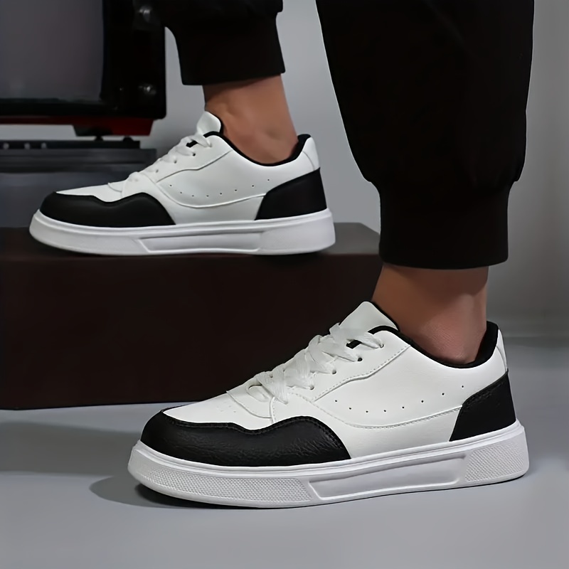 skate shoes men s trendy solid comfy non slip casual street details 3