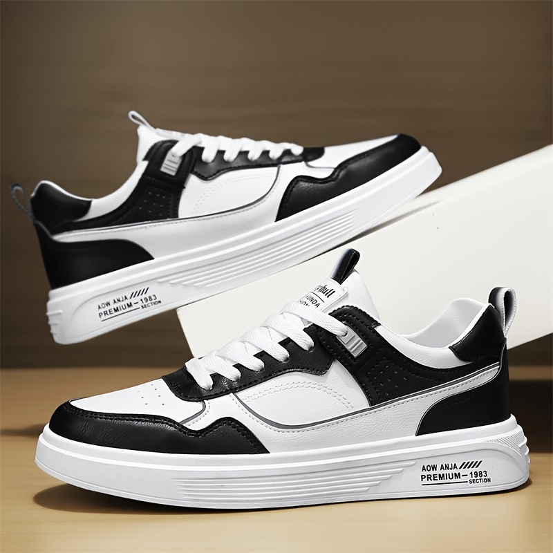 colour block skateboard shoes men s trendy street style details 5