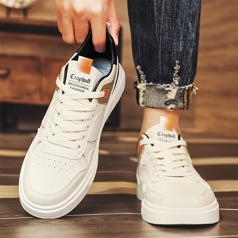 colour block skateboard shoes men s trendy street style details 10