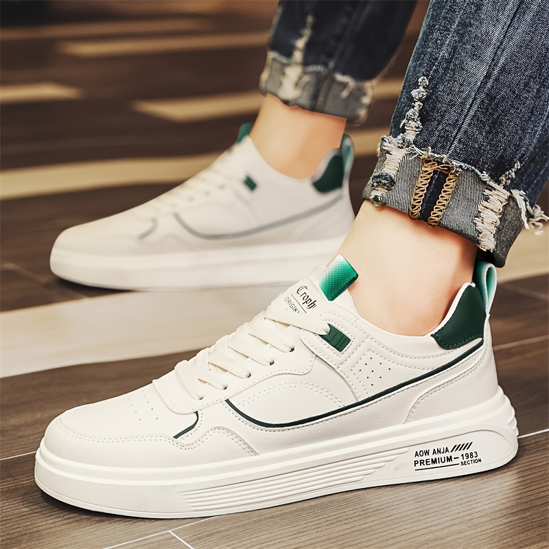 colour block skateboard shoes men s trendy street style details 14