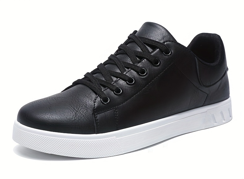 low top skateboard shoes plus size men s solid colour details 13